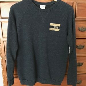 Toms Camouflage elbow patch sweatshirt